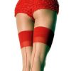 contrast seamed stockings