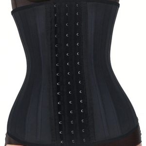 latex steel bone waist cincher