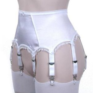 Cleopatra Rhodos black suspender belt