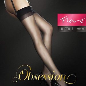 plain top stockings in tan