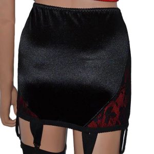 Black vintage style girdle by Magija Lingerie