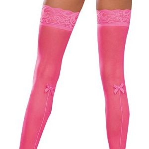 Seamed Holdup Stockings in Pink, White or Black