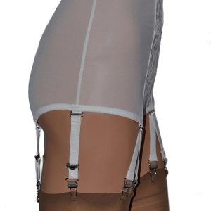 medium control panty girdle with 6 suspenders