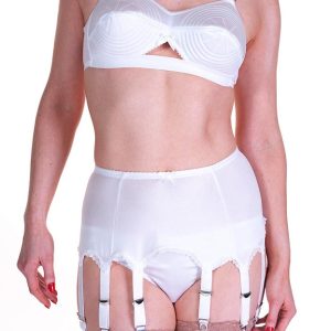 retro style 1950s suspender belt with 10 straps