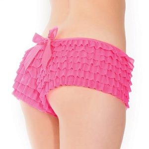 cerise pink frilly knickers