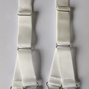 White suspender strap replacements