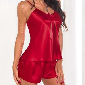 pyjama set with french knickers in Italian Satin