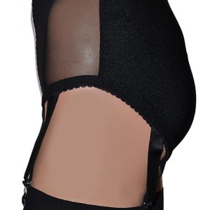 retro panty girdle with satin panels
