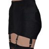 Lightweight suspender girdle with 6 straps