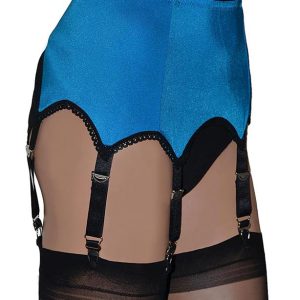 Blue Suspender belts by Swanky Pins, UK