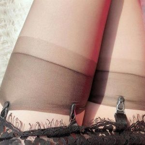 grey nylon stockings 6 denier