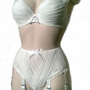 Perfect bridal bra in sheer luxury ivory organza
