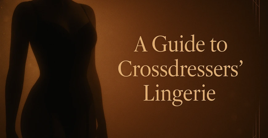 Silhouette in classic lingerie — comfortable AMAB fit